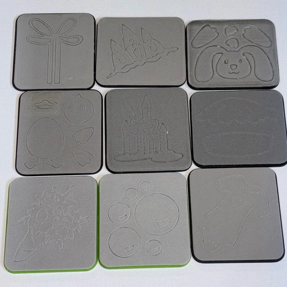 SIZZIX Beach Die Cut Thin Dizzix Dies Set of 9 SIZZIX Bunny Sizzix Pie Die cut